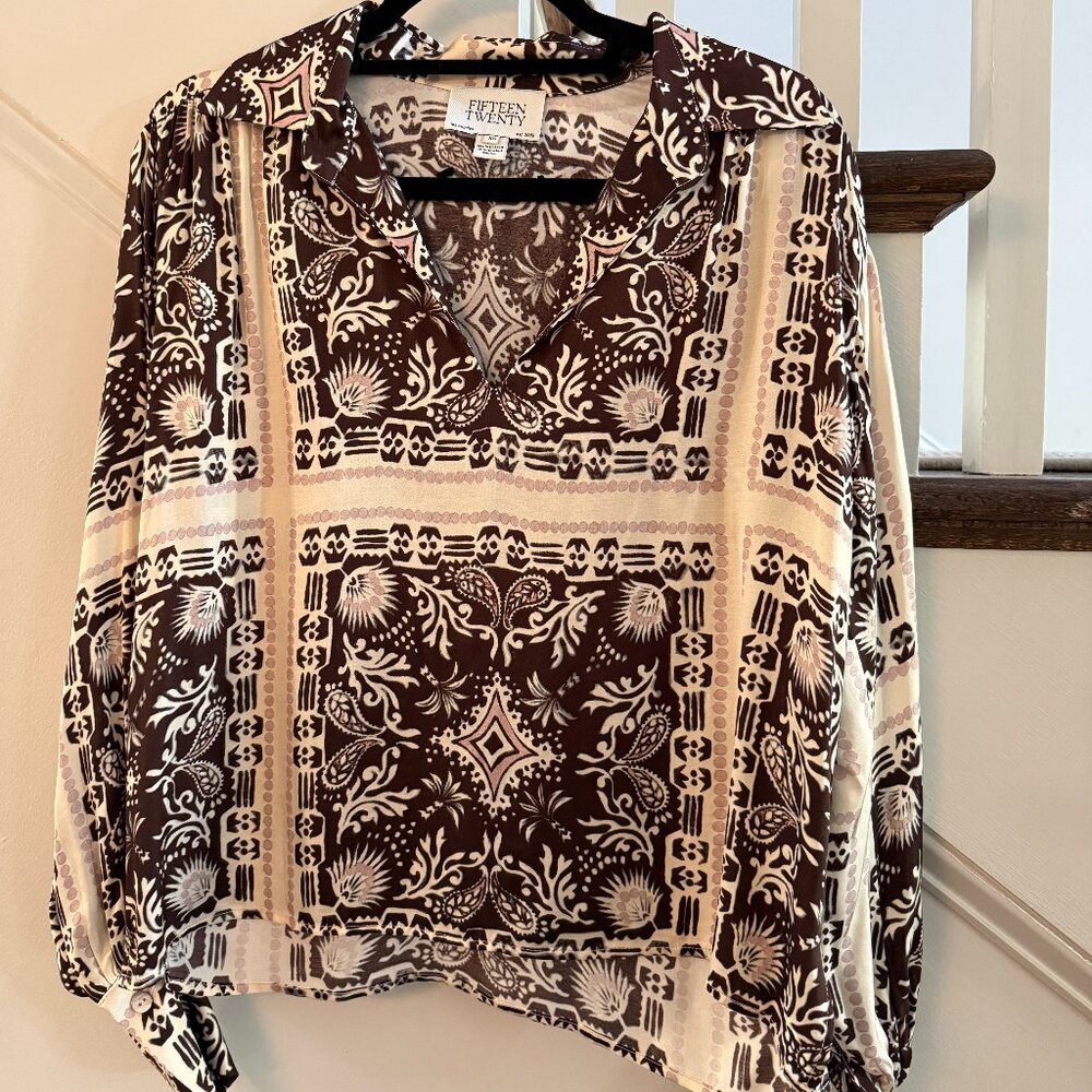 fifteen twenty silky shirt